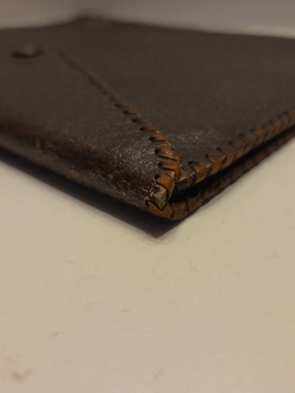 Vintage Leather Document Holder /folder / portfolio